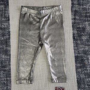 Juicy Couture Silver Metallic Pants (3 to 6 months)
